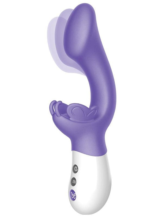 Xgen Products Come Hither Butterfly G Kiss G Spot Massager Dual Stimulation - - G-Spot Vibrators