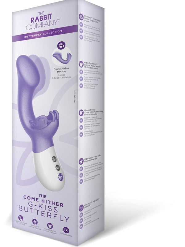 Xgen Products Come Hither Butterfly G Kiss G Spot Massager Dual Stimulation - G-Spot Vibrators