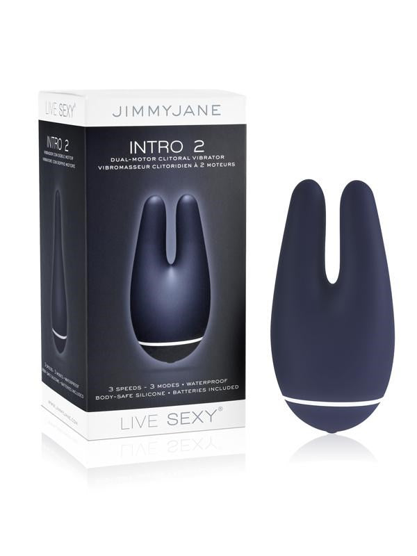 Pipedream Products Jimmyjane INTRO 2 Dual Motor Silicone Clitoral Vibrator - Silicone Vibrators