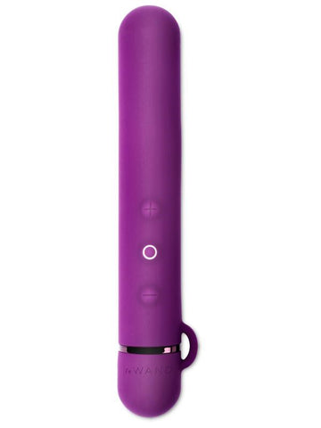 Le Wand Chrome Baton Rechargeable Bullet Vibrator with 15 Vibration Modes - Bullet Vibrators
