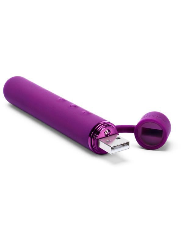 Le Wand Chrome Baton Rechargeable Bullet Vibrator with 15 Vibration Modes - Bullet Vibrators
