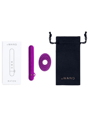 Le Wand Chrome Baton Rechargeable Bullet Vibrator with 15 Vibration Modes - Bullet Vibrators