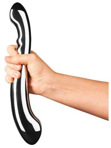 Le Wand Stainless Steel Luxury Contour Massager Double Ended Dildo - Non-Realistic Dildos