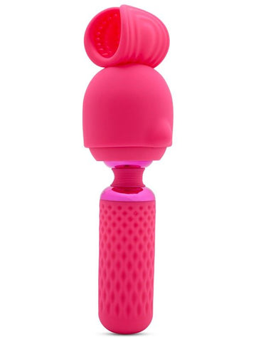 Nu Sensuelle Harlow Nubii Rechargeable Pleasure Wand with Attachments - Body Wands
