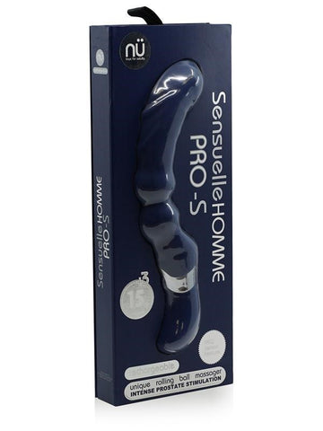 Nu Sensuelle Homme Pro S Premium Vibrating Prostate Massager with Roller Tech - Prostate Toys