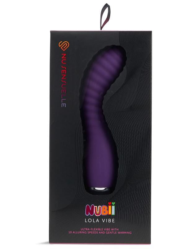 Nu Sensuelle Nubii Lola Versatile Vibrator with 10 Functions and Warming - - Bullet Vibrators