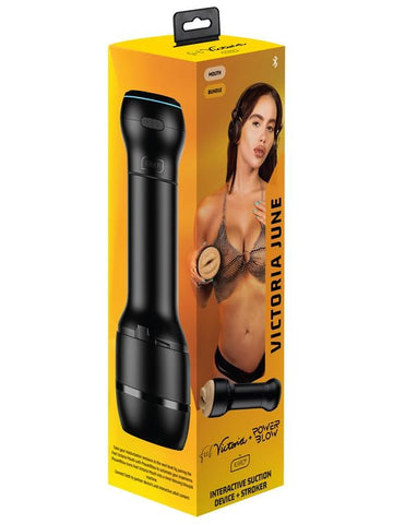 Kiiroo Dual Delight PowerBlow Victoria June Mouth Masturbator Set Suction - Masturbators and Strokers