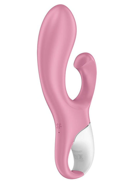 Satisfyer Air Pump Bunny 2 G Spot Rabbit Vibrator with Inflatable Shaft - - Rabbit Vibrators