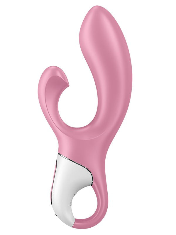 Satisfyer Air Pump Bunny 2 G Spot Rabbit Vibrator with Inflatable Shaft - - Rabbit Vibrators
