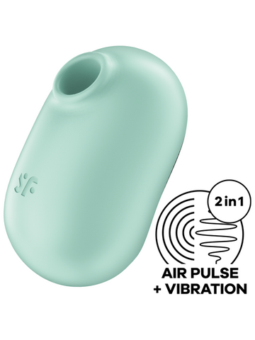 Satisfyer Pro To Go 2 Air Pulse Clitoral Vibrator Dual Motor Travel - Clit Ticklers and Pulsators