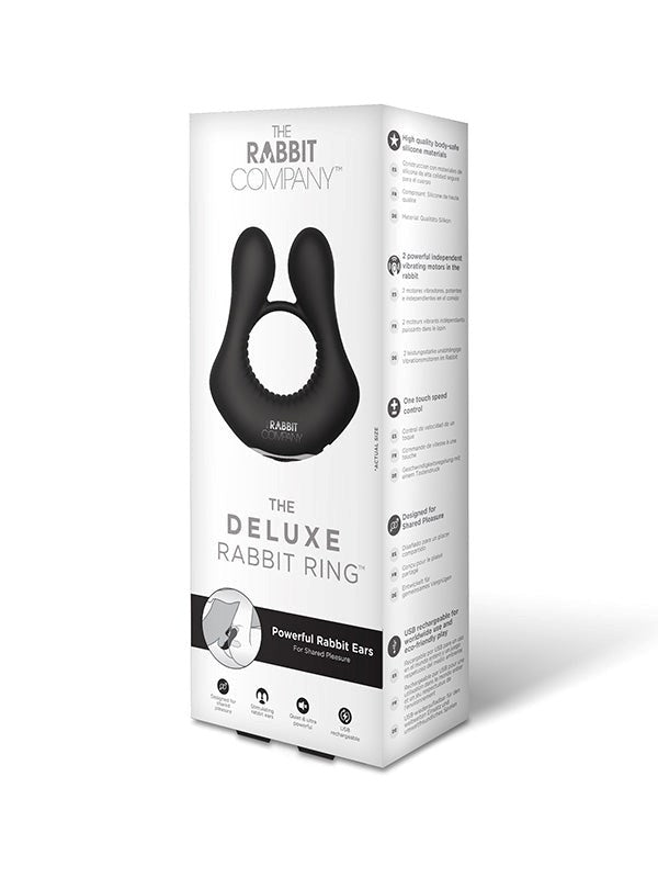 Xgen Products The Rabbit Companys Deluxe Vibrating Silicone Pleasure Ring - - Silicone Cock Rings