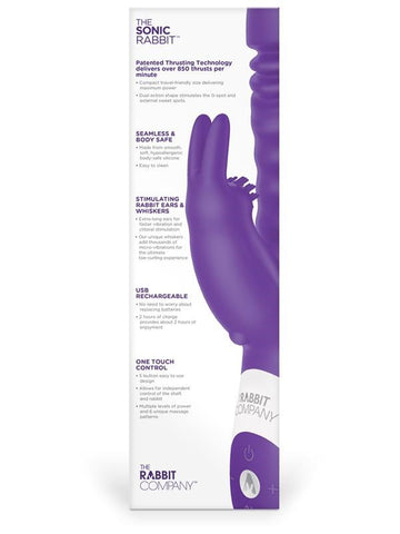 Xgen Products The Rabbit Companys Dual Stimulation Sonic Massager - Rabbit Vibrators