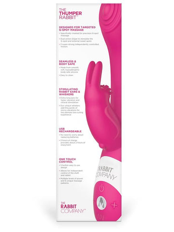 Xgen Products The Thumper Dual Stimulation Rabbit Vibrator with Dual Motors - Rabbit Vibrators