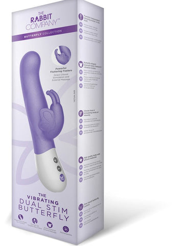Xgen Products Butterfly Dual Stim G Spot Pleasure Rabbit Vibe Dual Motor - G-Spot Vibrators