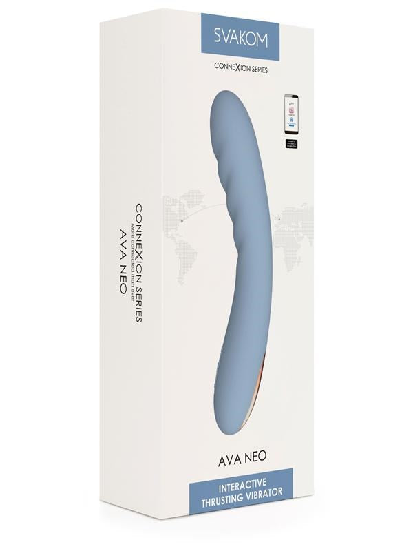 Svakom Ava Neo Interactive G Spot Vibrator with App Control Technology - - G-Spot Vibrators