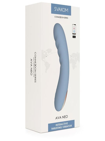 Svakom Ava Neo Interactive G Spot Vibrator with App Control Technology - G-Spot Vibrators