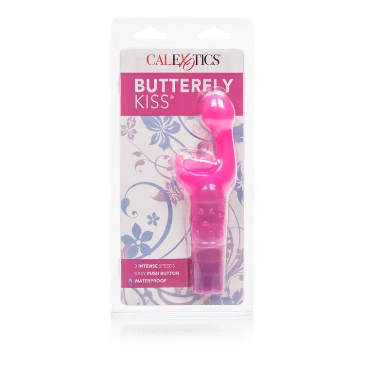 California Exotics Butterfly Kiss Clitoral and G Spot Vibrator Dual Stimulation - - G-spot Vibrators