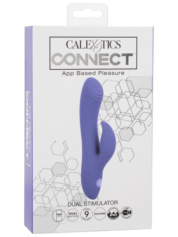 California Exotics Connect Dual Stimulator G Spot Rabbit Vibrator - Rabbit Vibrators