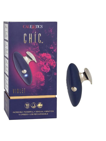 California Exotics Chic Violet Handheld Vibrating Personal Massager Clitoral Stimulator - Personal Massagers