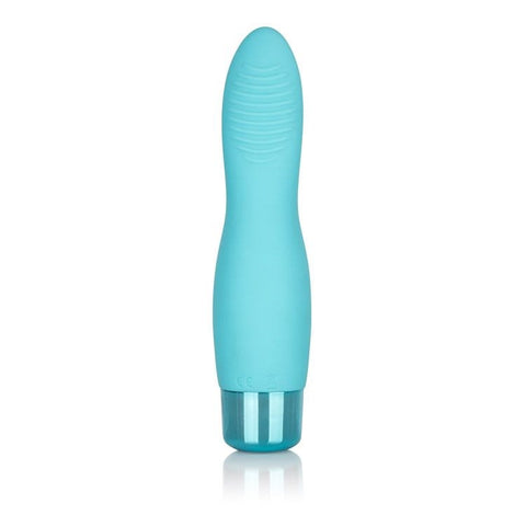 California Exotics Eden Flicker Tongue Shape Clitoral Vibrator with Ribbed Tip - Clit Ticklers and Pulsators