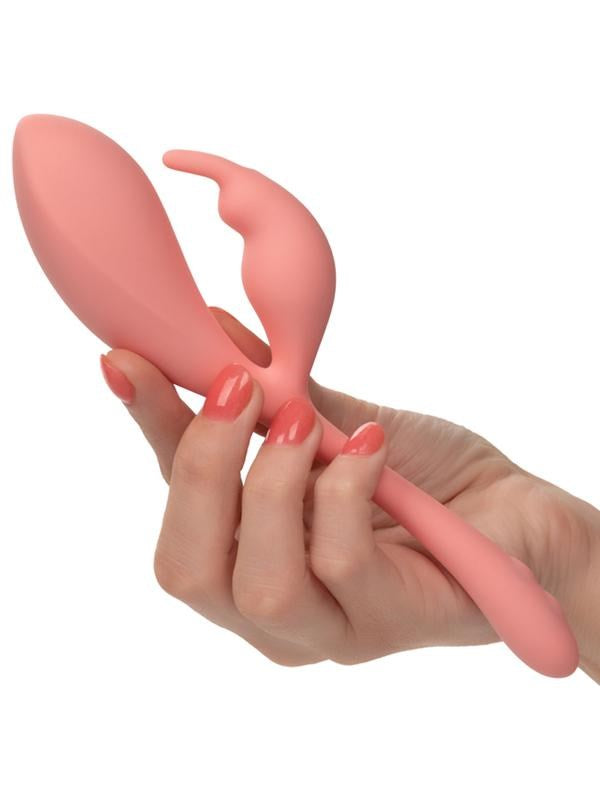 California Exotics Elle Liquid Silicone Bunny 10 Functions Rabbit Vibrator - Rabbit Vibrators