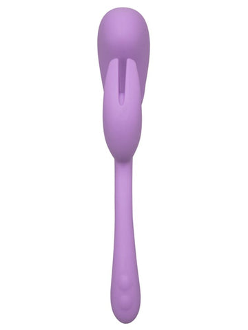 California Exotics Elle Liquid Silicone Dual Flicker Rabbit Vibrator - Rabbit Vibrators