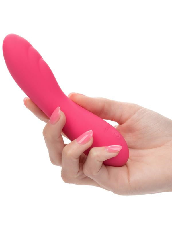 California Exotics Liquid Silicone Pixies Ripple Dual Sided Clitoral Vibrator - Clit Ticklers and Pulsators