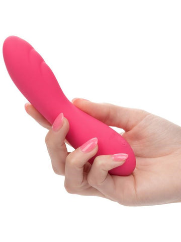 California Exotics Liquid Silicone Pixies Ripple Dual Sided Clitoral Vibrator - Clit Ticklers and Pulsators