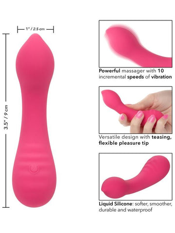 California Exotics Liquid Silicone Pixies Teaser Rechargeable G Spot Vibrator - G-Spot Vibrators