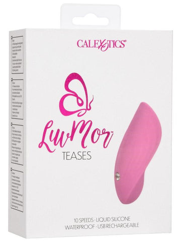 California Exotics LuvMor Teases Female Clitoral Vibrator with Zircon Gem - Clit Ticklers and Pulsators