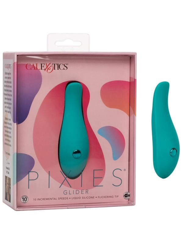 California Exotics Pixies Glider 10 Functions Clitoral Stimulator - Clit Ticklers and Pulsators
