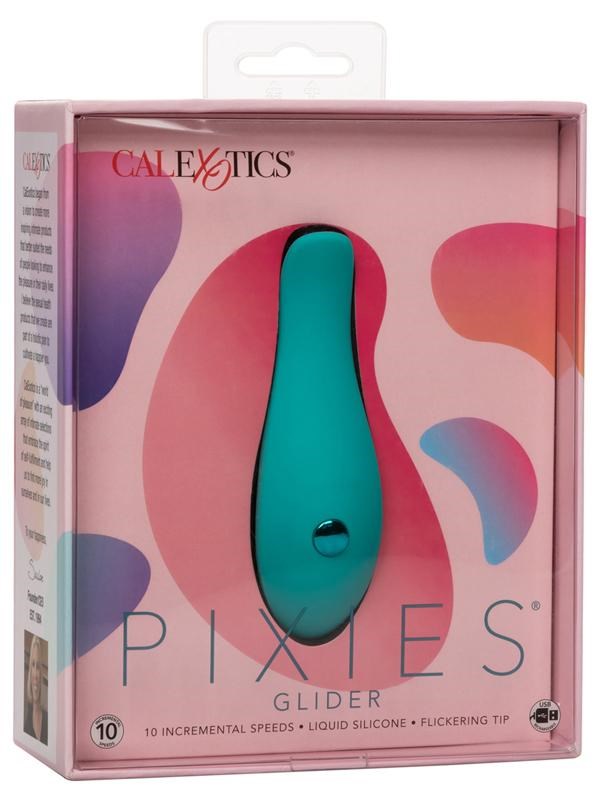 California Exotics Pixies Glider 10 Functions Clitoral Stimulator - Clit Ticklers and Pulsators