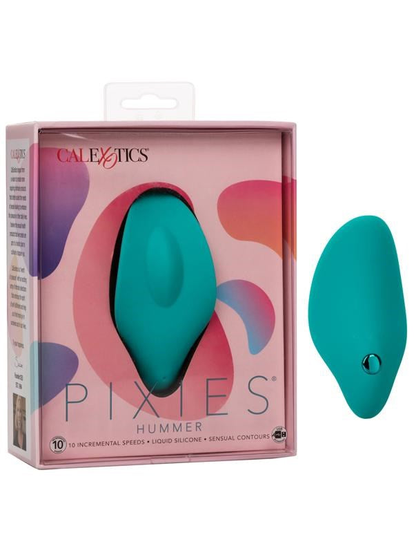 California Exotics Pixies Hummer Clitoral Suction Vibrator Blue USB - Clit Ticklers and Pulsators