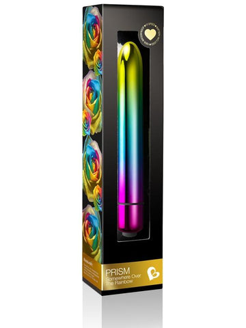Rocks Off Prism Powerful Metallic Rainbow Bullet Vibrator 10 Speeds - Bullet Vibrators