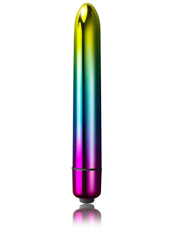 Rocks Off Prism Powerful Metallic Rainbow Bullet Vibrator 10 Speeds - - Bullet Vibrators