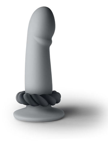 Rocks Off Twist Stretchy Silicone Cock Ring for Enhanced Erections - Stretchy Cock Rings