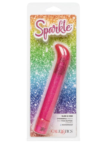 California Exotics Sparkle Slim G Vibe 3 Speed G Spot Massager Waterproof - G-spot Vibrators