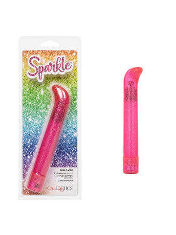 California Exotics Sparkle Slim G Vibe 3 Speed G Spot Massager Waterproof - G-spot Vibrators