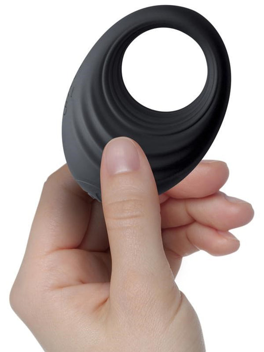 Rocks Off Spire Vibrating Liquid Silicone Cock Ring with 10 Speed Vibrations - - Vibrating Cock Rings
