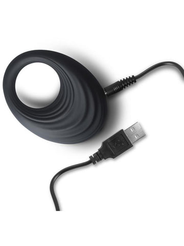 Rocks Off Spire Vibrating Liquid Silicone Cock Ring with 10 Speed Vibrations - Vibrating Cock Rings