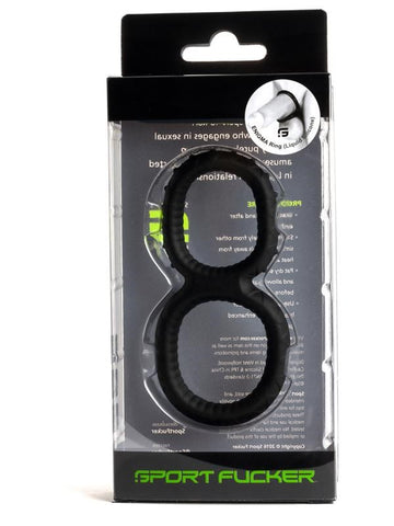 Sport Fucker Enigma Silicone Cock Ring Versatile Performance Enhancement - Stretchy Cock Rings