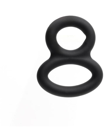 Sport Fucker Premium Silicone Dual Cock Ring for Enhanced Penis Stimulation - Stretchy Cock Rings