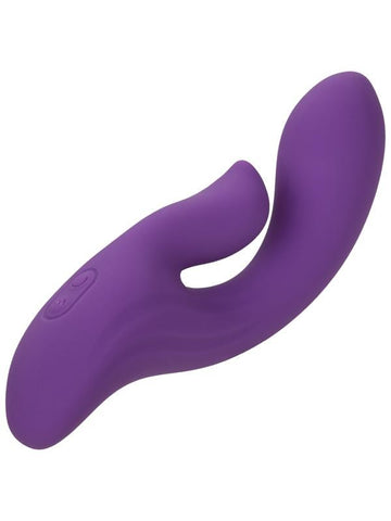 California Exotics Stella Liquid Silicone Dual Pleaser Rechargeable Rabbit Vibrator - Rabbit Vibrators