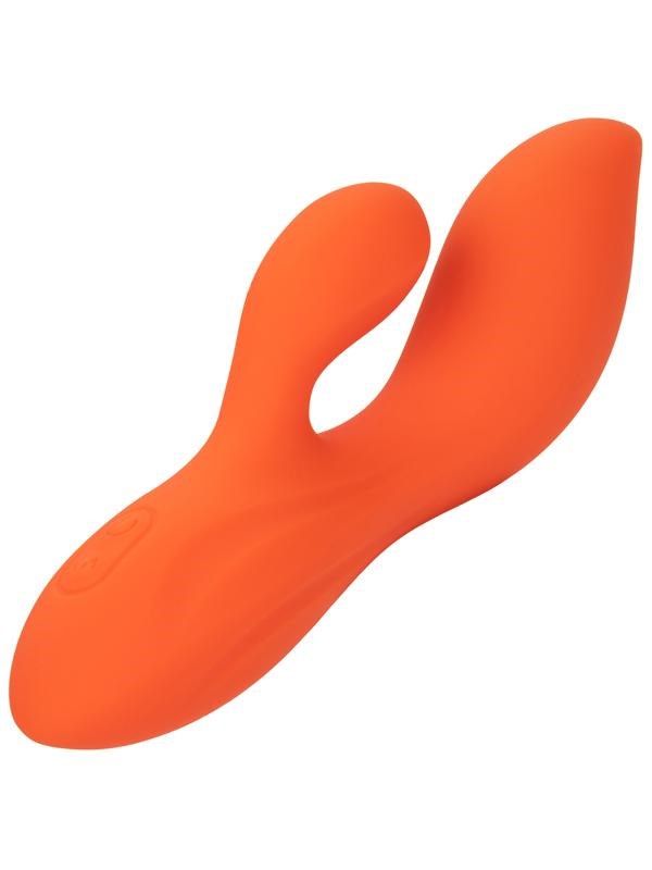 California Exotics Stella Liquid Silicone Dual Teaser Rabbit Vibrator - Rabbit Vibrators