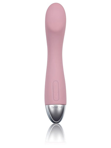 Svakom Amy Multi Functions Silicone G Spot Vibrator with Curved Design - G-Spot Vibrators
