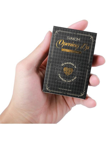 Svakom Opening Up Adult Card Game Expert Developed Intimate Communication - Sex Games, Coupons and Tricks