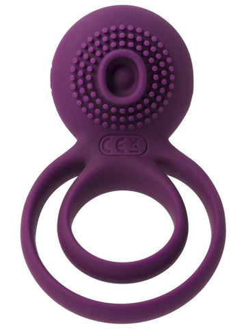 Svakom Tammy Vibrating Double Cock Ring with Dual Ring Enhancement - Vibrating Cock Rings