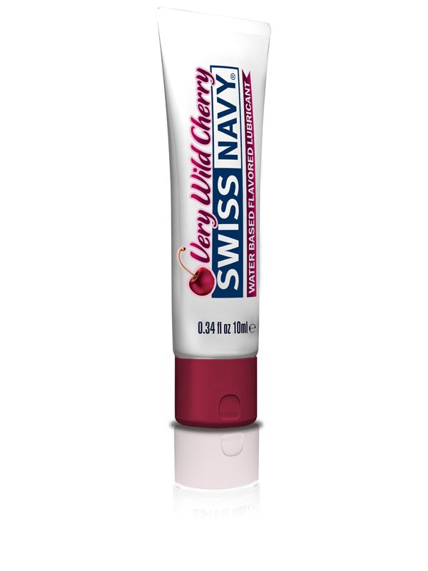 Swiss Navy Very Wild Cherry Water Based Flavored Lubricant 10ml Cherry Taste - - Water Based Lubes