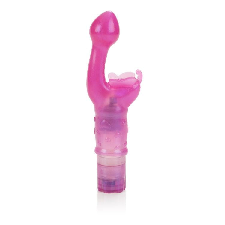 California Exotics The Original Butterfly Kiss G Spot Vibrator Pink TPE - - G-spot Vibrators