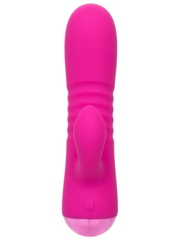 California Exotics Thicc Chubby Honey Dual Motors Rabbit Vibrator Pink - Rabbit Vibrators